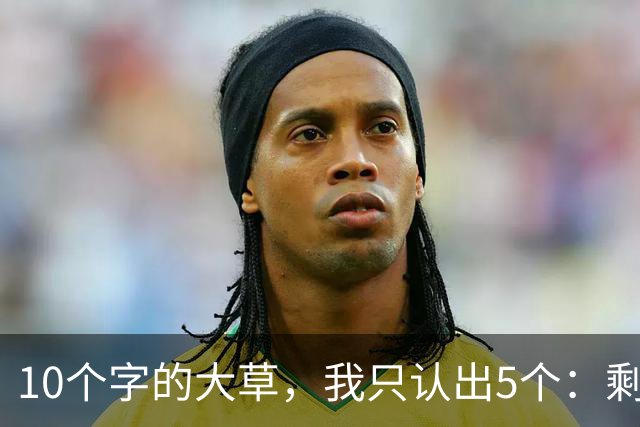 10个字的大草，我只认出5个：剩下的你敢认吗？当今书法艺术发展，是高峰还是低谷？